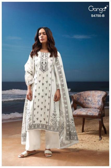 Ganga eaelith 4750 dress material cheap wholesale